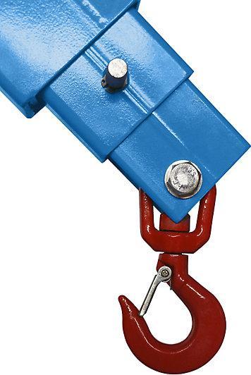 Produktbild Janssen Hydraulik-Technik Gegengewichtskran, Tragfähigkeit max. 550 kg, Hydraulik-Pumpe doppelt wirkend