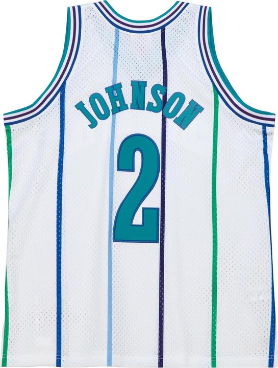 Actual product image Mitchell & Ness nba jerey charlotte hornet larry johnon (S)