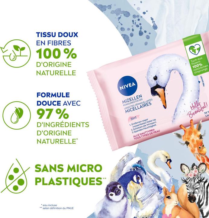 Image du produit NIVEA Micelles 3 en 1 (Eau micellaire, 25000 ml)