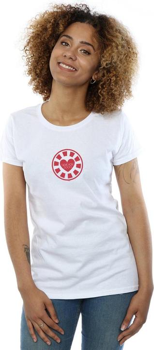 Produktbild Avengers Endgame Ich liebe dich 3000 Tony Stark Herz Baumwolle TShirt (M)