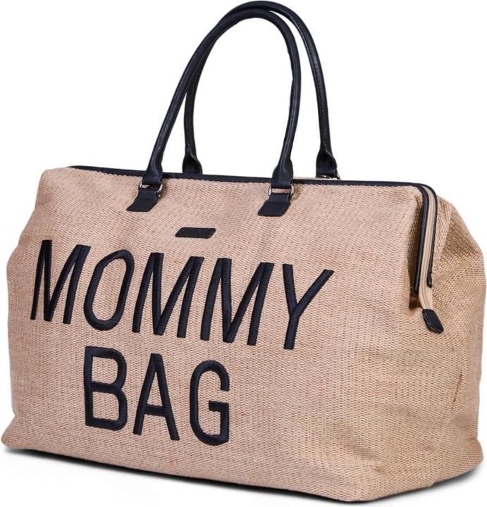 Childhome Borsa Mamma Grande Borsa Mamma, Look Rafia