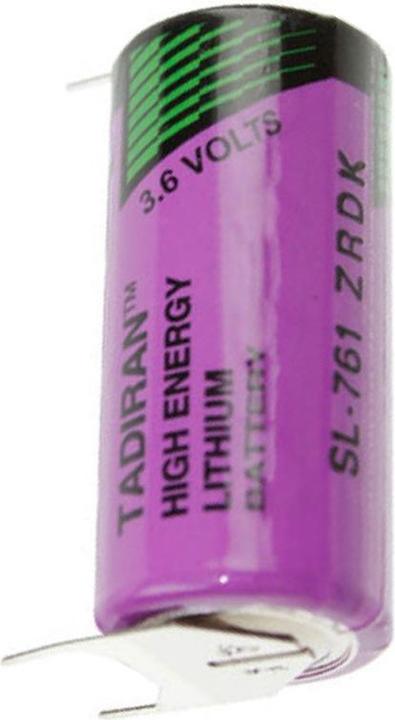 Produktbild Tadiran Batterie SL-761/PT, SL 761/PT 2/3AA Zelle mit Print Kontakten 1/2 pin +/-- (1 Stk., AA, 1500 mAh)