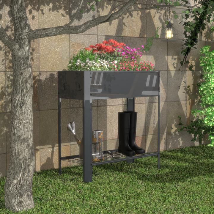 Actual product image VCM Pflanzkasten Hochbeet 80x35 Balora XL