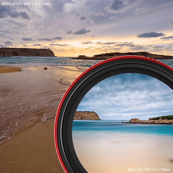 Produktbild Haida Polfilter und Variabler ND Filter in einem 95mm (105 mm, ND- / Graufilter)
