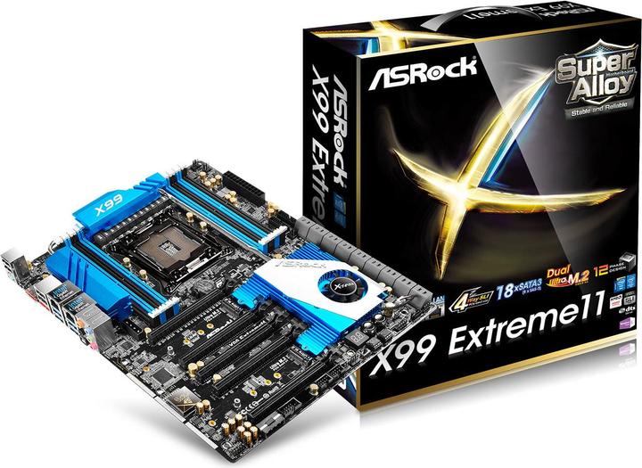Image du produit AsRock X99 Extreme11 (LGA 2011-v3, Intel X99, E-ATX)