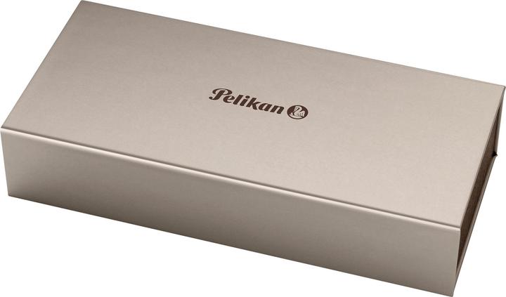 Actual product image Pelikan Fountain pen M205 blue marl. M case (Blue marbled, 1 x)