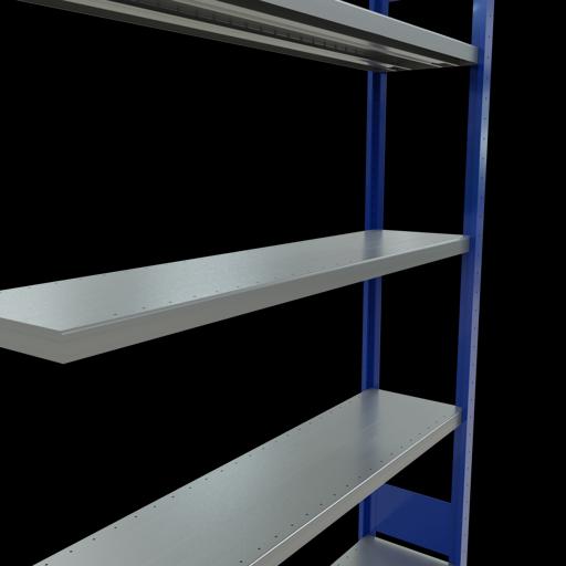 Produktbild Schulte Lagertechnik Stecksystem Anbauregal MULTIplus250 mit Längenriegel