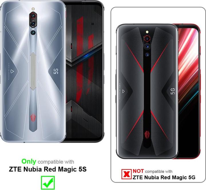 Image du produit Cadorabo Coque pour ZTE Nubia Red Magic 5S universel avec Clip (ZTE Nubia Red Magic 5S)