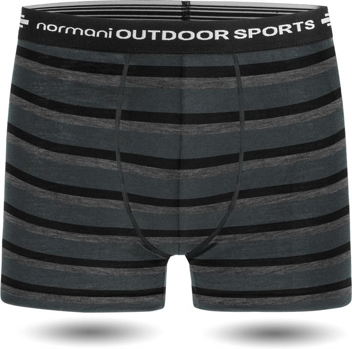 Produktbild Normani 2er Pack Herren Merino Boxershorts Unterhose - 7692 (3XL, 2er Pack)