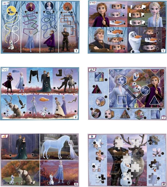 Actual product image Clementoni Frozen Quizzy Reisespiel (French)