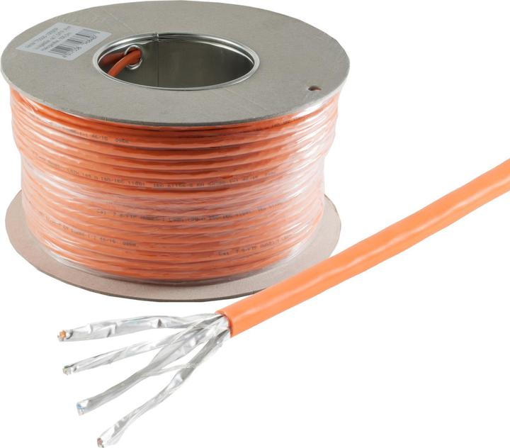 Actual product image Shiverpeaks ®-BASIC-S--Network cable-LAN installation cable,Cat.7 raw cable, S/FTP, GHMT certification (S/FTP, CAT7, 100 m)