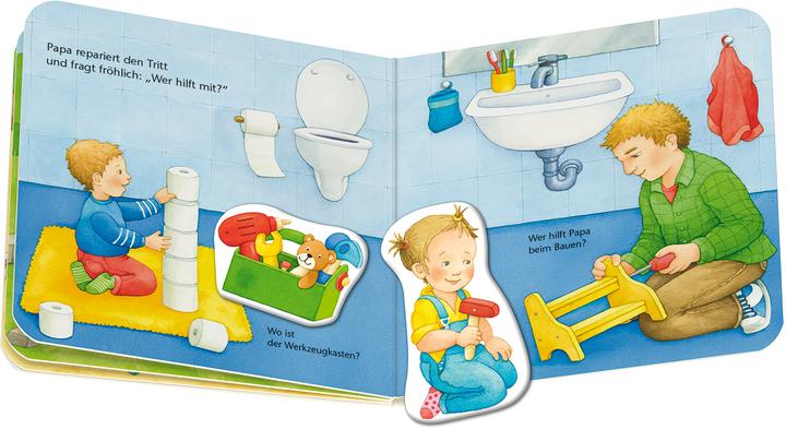 Produktbild Ravensburger ministeps: Mein erstes Magnetbuch: Wer baut was? Bei mir zu Hause (Deutsch)