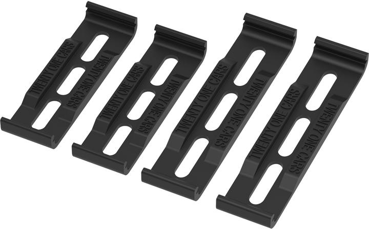 Actual product image 21cars Click licence plate holder long format (Front, Long format)