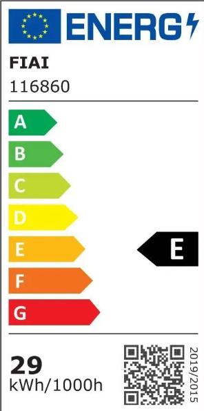 Label énergétique Isoled Suspension LED HOLZDRIFT chêne 150 (2860 lm)