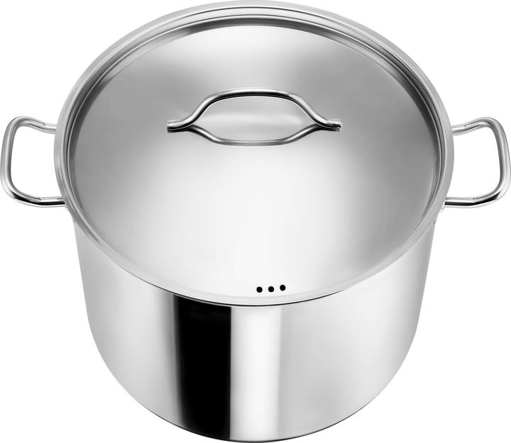 Actual product image Kopf XXL Induktion Kochtopf Gigantos, Ø 26 cm, Höhe 19 cm, 10 Liter, Edelstahl (Pot)