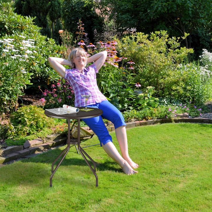 Actual product image Relaxdays garden table (60 cm)