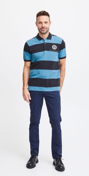 Produktbild FQ1924 FQPeter stripe polo shirt w badge 21900639 (XXL)