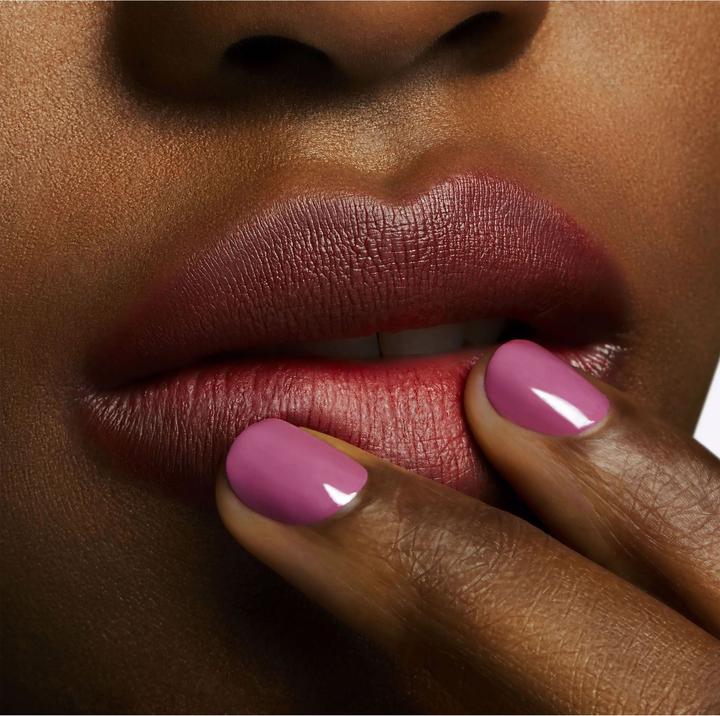 Actual product image MAC Cosmetics Powder Kiss Lipstick (926 Dubonnet Buzz)