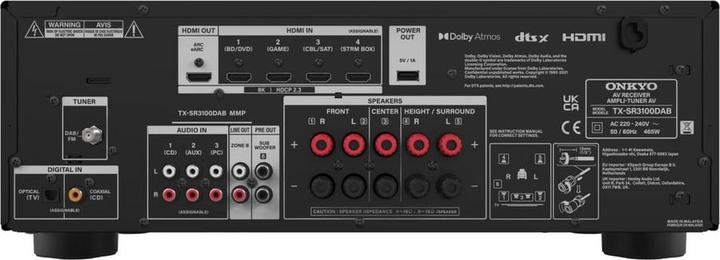 Actual product image Onkyo TX-SR 3100 (5.2 channels, DAB+)