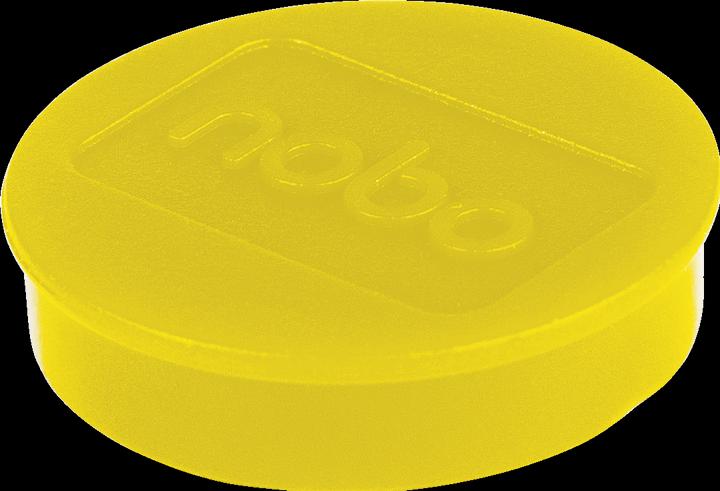 Produktbild Nobo Magnet rund 32mm 1915302 gelb 10 Stück (10 x)