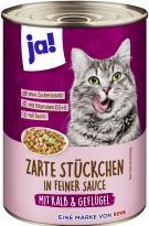 Produktbild ja! Zart Stueck Kalb Gefl (415 g)
