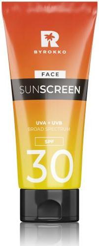 Actual product image Byrokko Sunscreen Face (Sun cream face, SPF 30, 50 ml)