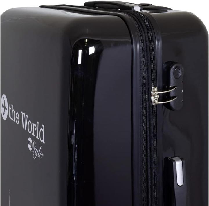 Actual product image Bhgytec Grosser Reisekoffer mit Städtedesign (101 l)