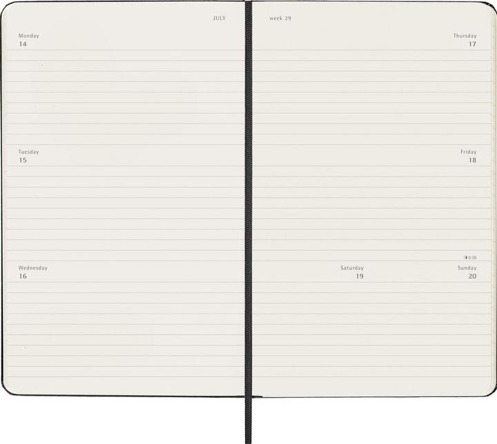 Produktbild Moleskine Schüleragenda (13 x 21 cm, Englisch)