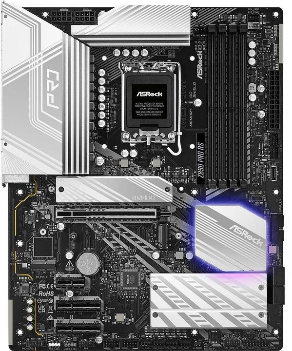 Produktbild AsRock Z890 Pro RS Intel DDR5 S1851 (LGA 1851, Intel Z890, ATX)