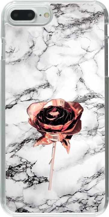 Actual product image PhoneLook Coque transparent Marble Rose Gold (Apple iPhone 7 Plus)