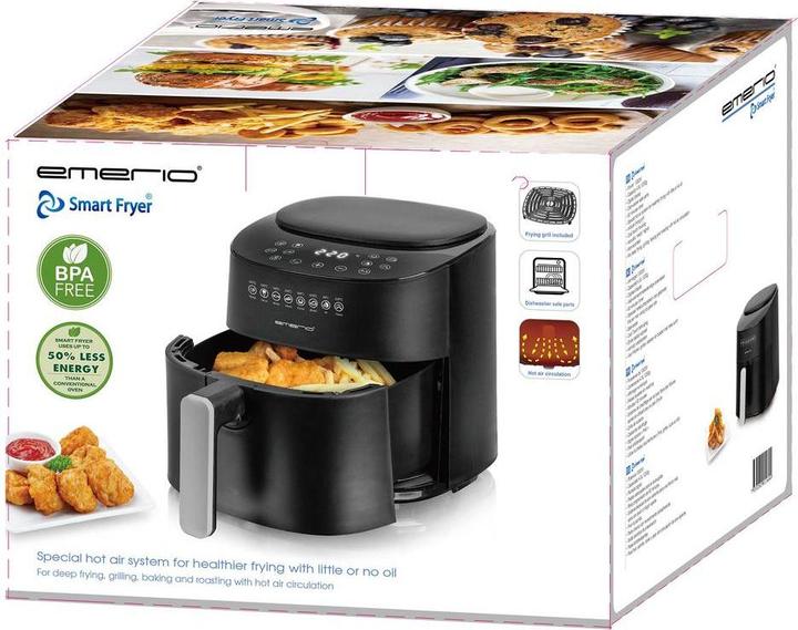 Image du produit Emerio Friteuse à air chaud, Smart Fryer (Prise UE)