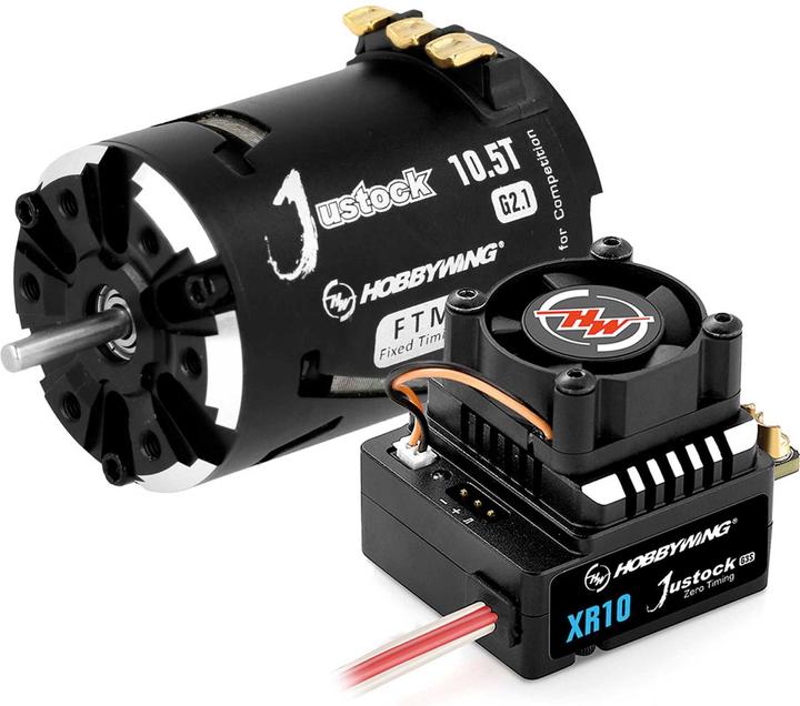 Produktbild Hobbywing Xerun Justock Combo G3S mit 10.5 Turn 4000kV für 1:10 Stock,Drift