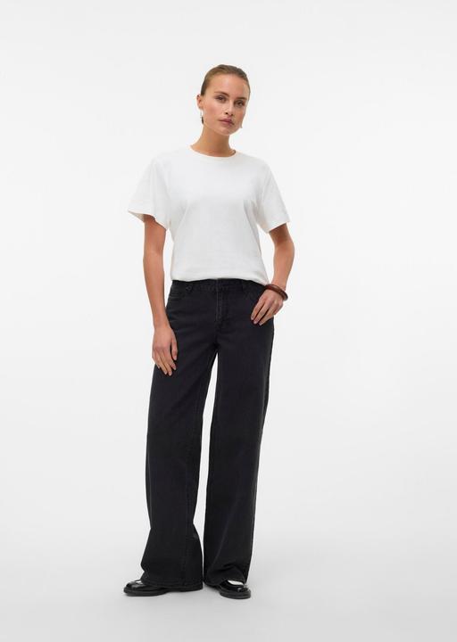 Actual product image Vero Moda VMFAYE Niedrige Taille Weiter Beinschnitt Jeans Weit geschnitten (W31/L32)