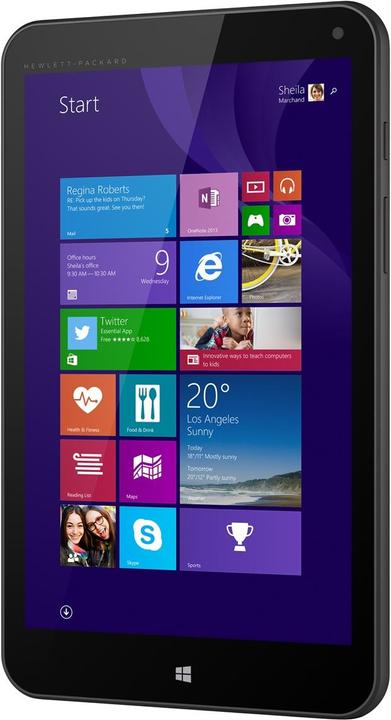 HP Stream 8 5900nz (3G, 8", 32 GB, Schwarz, Black)