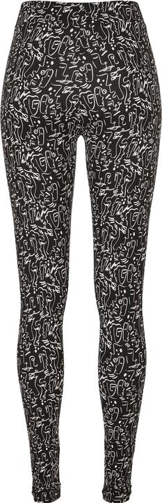 Actual product image Urban Classics Ladies Soft AOP Leggings (XS)