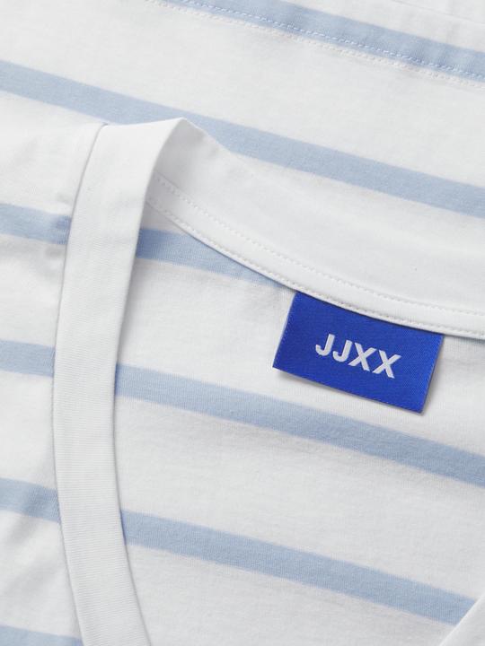 Produktbild JJXX Jxannie Reg Vneck Stripe Ss Tee Jrs Sn (L)