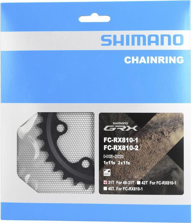Productafbeelding Shimano Kettingblad GRX FC-RX810 48/31 31 tanden (31)