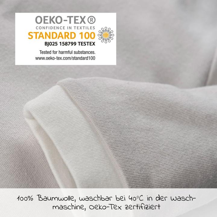 Produktbild La Loona LaLoona Baby-Schlafanzüge Schlafanzug 2er Pack Strampler Pyjama Einteiler - Grau (50)