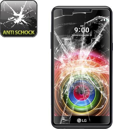 Actual product image Protectorking 2x Panzerfolie Anti-Shock HD Klar (2 Piece, LG X Power)