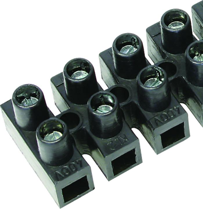 Produktbild Steffen Reihenklemme 4mm2 - 10mm2 schwarz, 2 Stk.