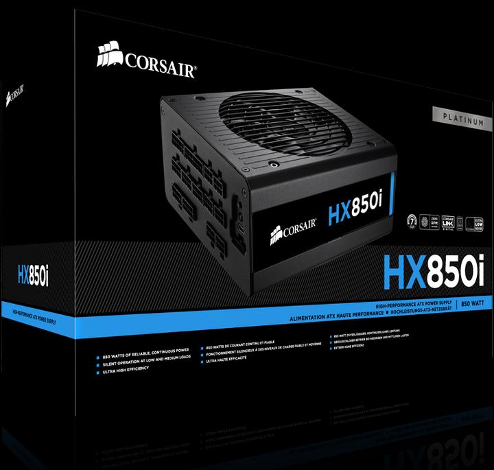Actual product image Corsair HX850i (850 W)