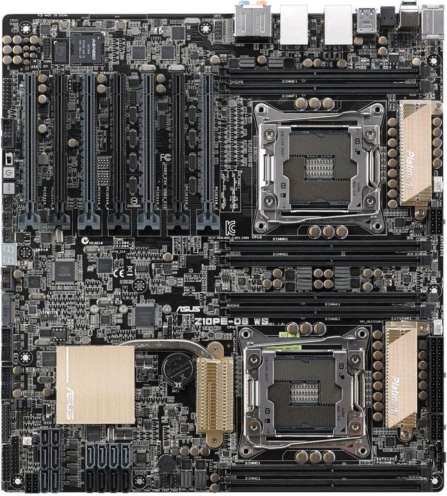 Actual product image ASUS Z10pe-D8 Ws (LGA 2011-v3, Intel C612 PCH, SSI EEB)