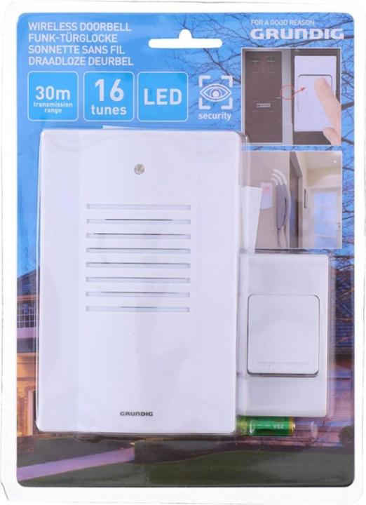 Actual product image Grundig Doorbell wireless 16melodies