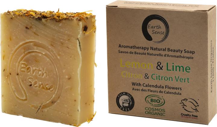 Produktbild Natura Punto Palmölfreie feste Bio-Seife, min. 72% kaltgepresste Öle, Lemon und Lime (Hartseife)