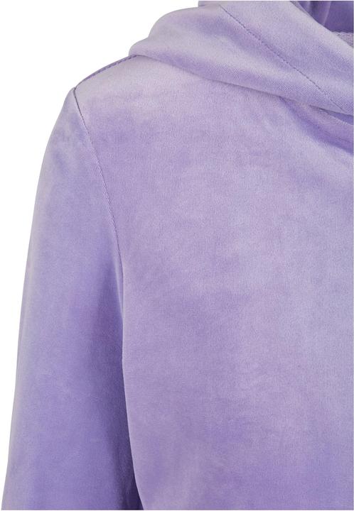 Produktbild Urban Classics Ladies Short Velvet Zip Hoody (XL)