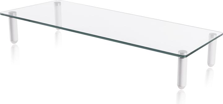 Image du produit equip Réhausseur de table pour moniteur jusqu'à 20kg Table en verre blanc