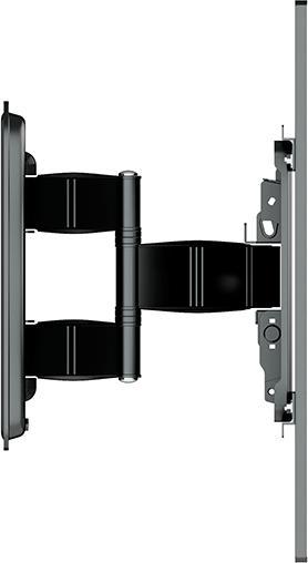 Immagine prodotto Multibrackets Supporto a parete 75 -110", metallo, nero, inclinabile di 7° (Muro, 110", 125 kg)