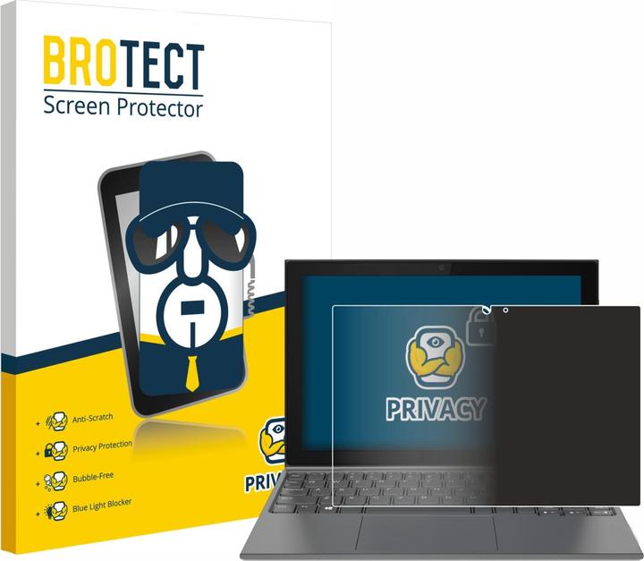 Produktbild BROTECT Sichtschutzfolie Anti-Spy Privacy Folie Blaulicht-Schutz (1 Stück, IdeaPad Duet 3 10IGL5-LTE)