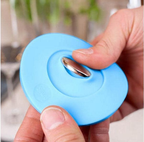 Produktbild Silwy Magnet-Kondom für Stielgläser Hellblau (1 x)