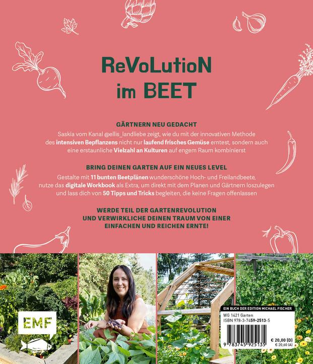 Produktbild Bunte Beete - Einfach gärtnern mit intensiver Bepflanzung in Hochbeet und Freiland (Deutsch, Saskia Voigt, 2025)